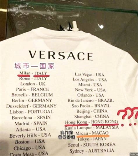 versace china mistake|versace t shirt.